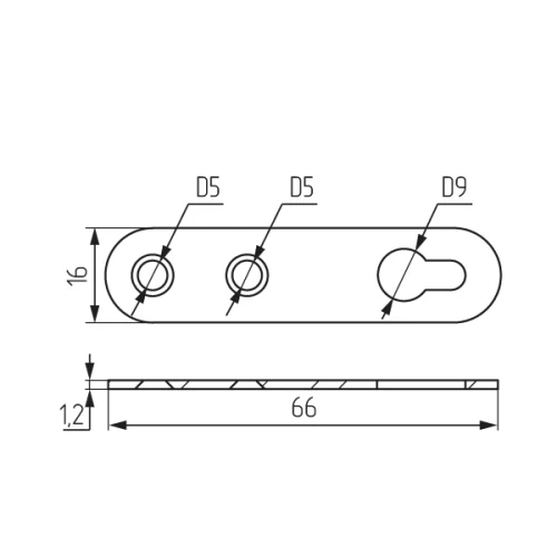 Подвеска 2 шурупа прорезь сверху  5.1А - аналог арт 90
