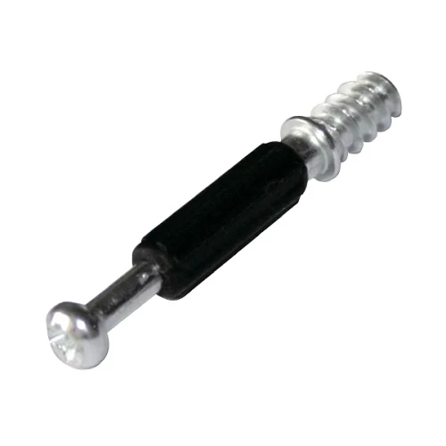 Шток 34мм с пласт., саморез под эксцентрик D15мм