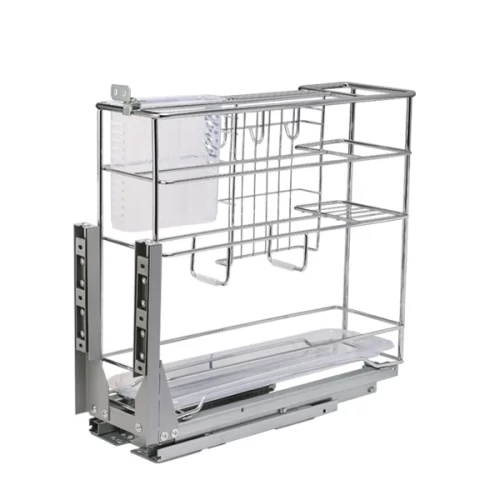 Бутылочница 200мм 2-уровневая ALBA K6PTJ025B-2 155х452х400мм с доводчиком