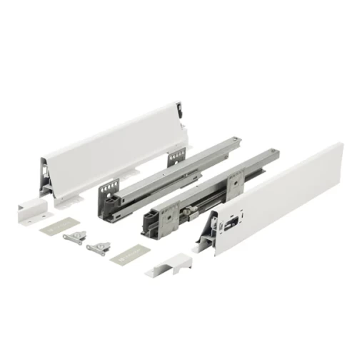Комплект выдвижного ящика Unihopper Mental box - 2 450 мм. белый без рейлинга