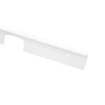 Планка д/столешниц 38мм 600мм Угловая R5 белая