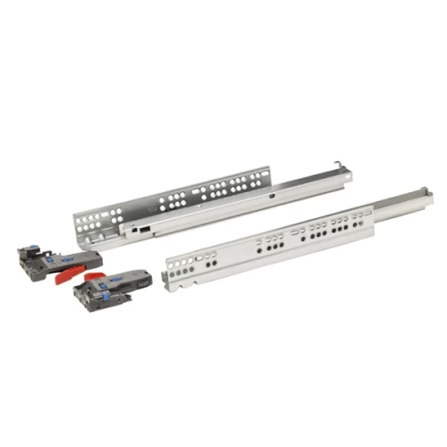 Направляющие скрытого типа 400мм Clip-on полного выдвижения push to open, с 3D регулировкой