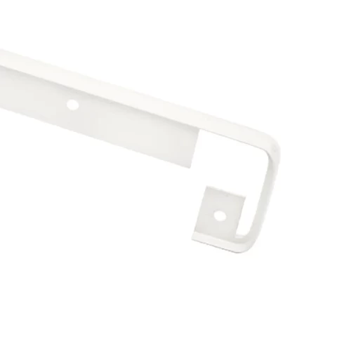 Планка д/столешниц  38мм  600мм щелевая   R5   белая - тип 2