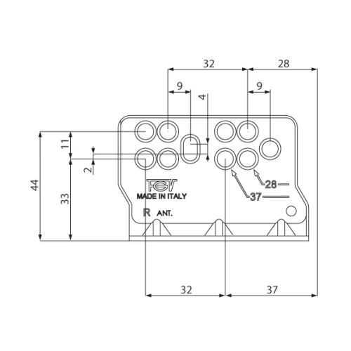 Комплект ящика TEN H=90 L 450 белый без рейлинга