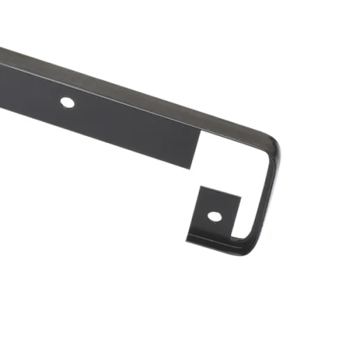 Планка д/столешниц 38мм 600мм щелевая R5 черная