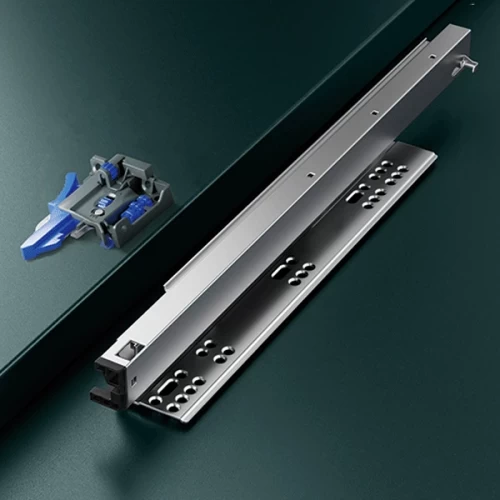 Направляющие скрытого типа 450мм Clip-on полного выдвижения с доводчиком c 3D регулировкой и синхронизатором