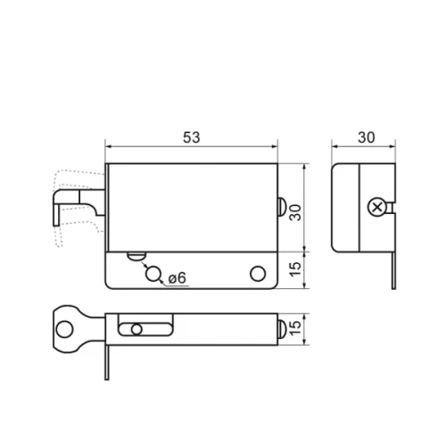 Подвеска регулируемая тип IX сталь, левая, Польша