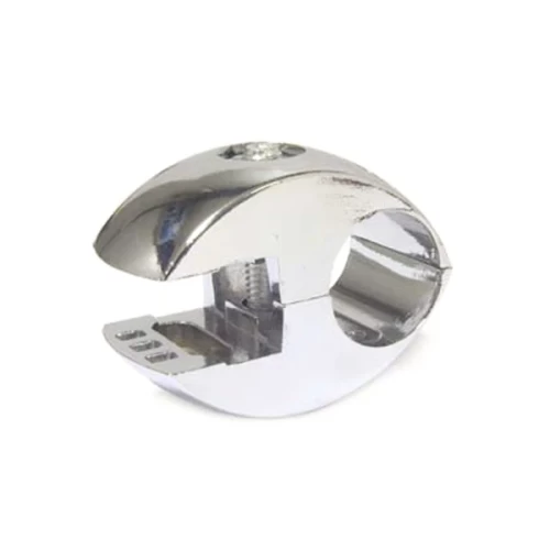 Крепление для стекла и панели  R-7, хром,  гальваника ALBA