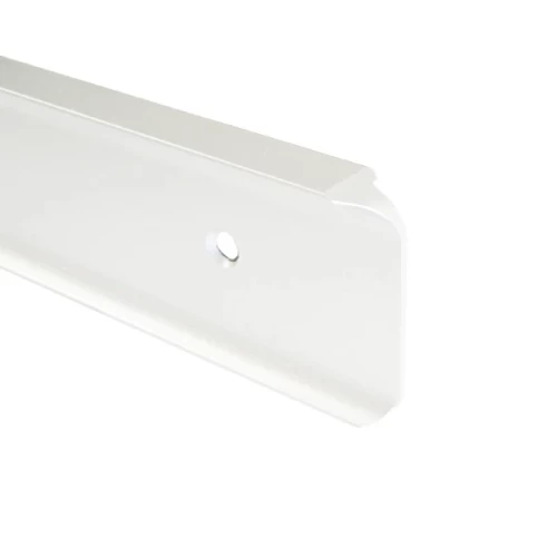 Планка д/столешниц Европа" 38мм 600мм угловая белая"