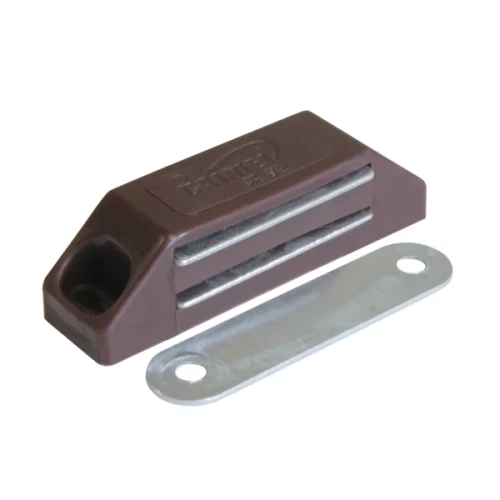 Защелка магнитная Гигант" коричневая"