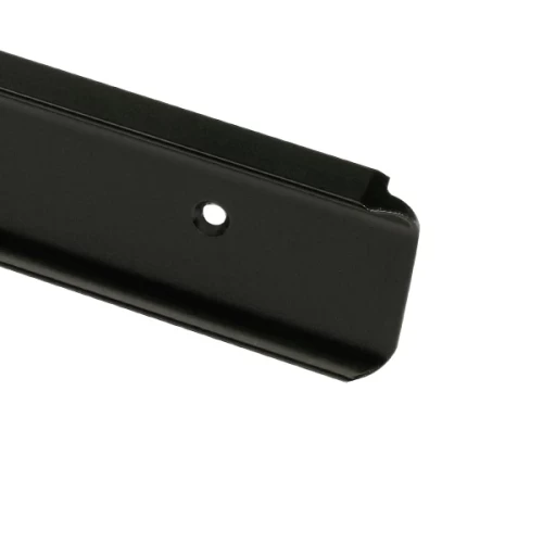 Планка д/столешниц Европа" 38мм 600мм угловая черная"