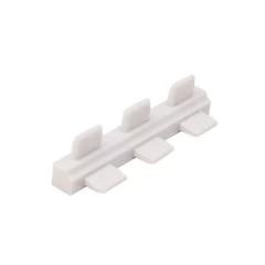 Соединитель угловой для кухонного ящика белый 60мм