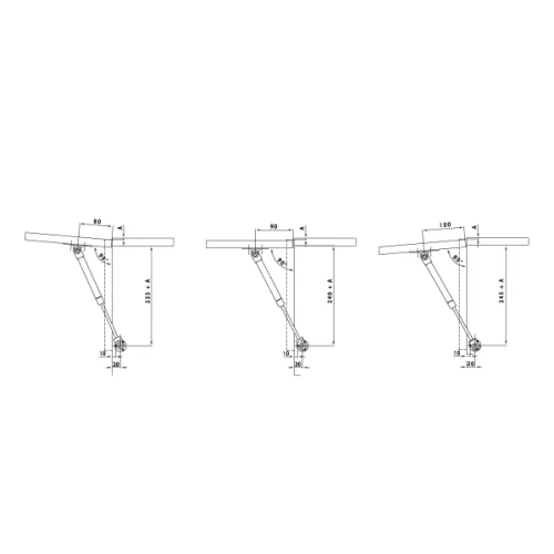 Газлифт FGV на 8 кг