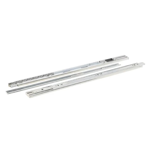 Шариковые направляющие полного выдвижения Push to Open с доводчиком MF, 45 X 550mm, 1.2x1.2x1.5mm