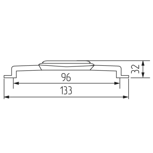 Ручка-скоба R06, 96мм, графит