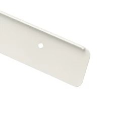 Планка д/столешниц Европа" 38мм 600мм универсальная торцевая белая"