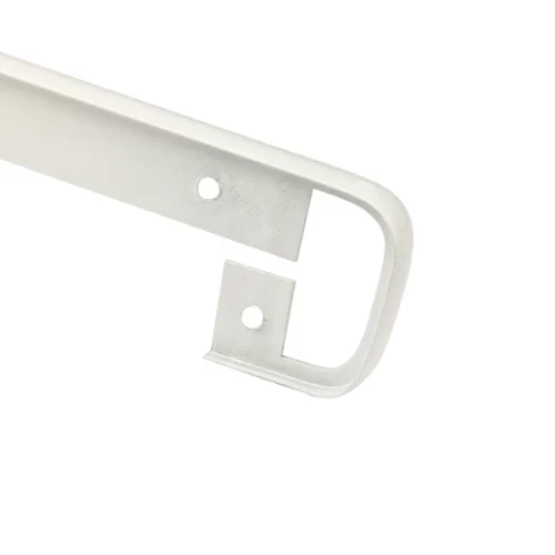 Планка д/столешниц Европа" 38мм 600мм щелевая белая"