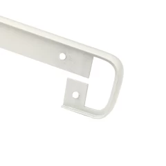 Планка д/столешниц Европа" 38мм 600мм щелевая белая"