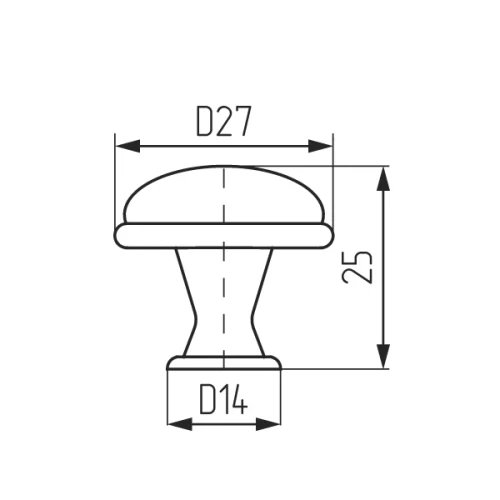 Ручка-кнопка K8005, 96мм, античная бронза, керамика BG/F0 БЕЖЕВАЯ