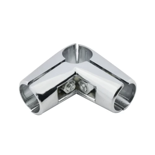 Соединение угловое для 3 труб UNO 04, хром, гальваника