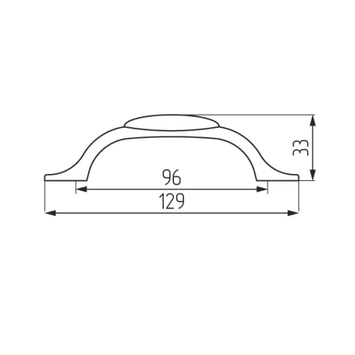 Ручка-скоба K7456E, 96мм, античная бронза, керамика BG/F0 БЕЖЕВАЯ