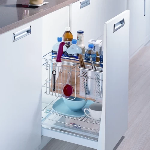 Корзина 300мм 2-уровневая K6PTJ025P ALBA 240х452х422мм, с доводчиком