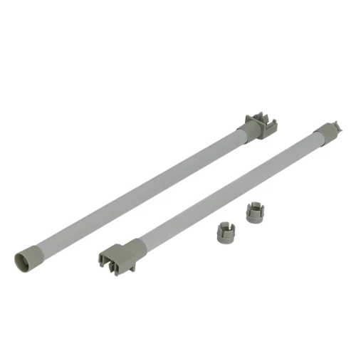 Набор продольных рейлингов для ящика TEN 270мм, серый