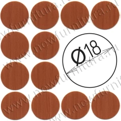 Заглушка WG самокл. D=18мм (груша) 70шт.