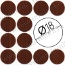 Заглушка WG самокл. D=18мм (итальянский орех) 70шт. Calvados