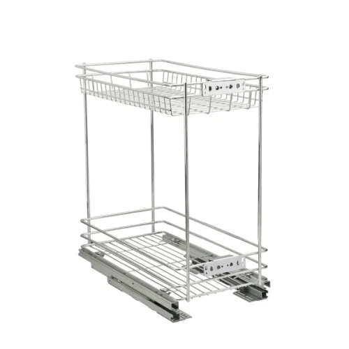 Корзина 400мм 2-уровневая D475xW345xH510мм, с доводчиком