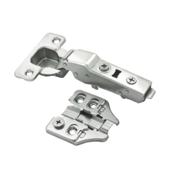 Петля MF Prima Top 3D, 52 мм,  Clip-on, полунакладная с доводчиком, мягкий ход, никель, в сборе