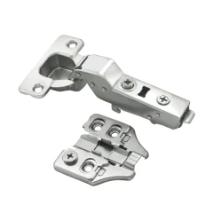 Петля MF Prima Top 3D, 52 мм, Clip-on, вкладная с доводчиком, мягкий ход, никель, в сборе