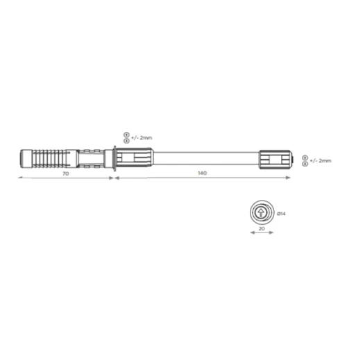 Менсолодержатель 3D регулировкой скрытого типа 14х140/70 mm цинк