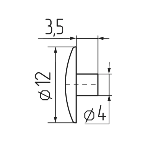 Заглушка №22 под шестигранник