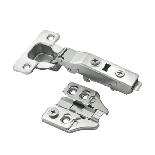 Петля MF Prima Top 3D, 52мм, Clip-on, накладная с доводчиком, мягкий ход, никель, в сборе, H=0