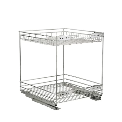 Корзина 500мм 2-уровневая D475xW445xH510мм, с доводчиком