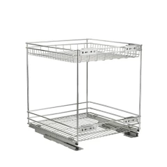 Корзина 500мм 2-уровневая D475xW445xH510мм, с доводчиком