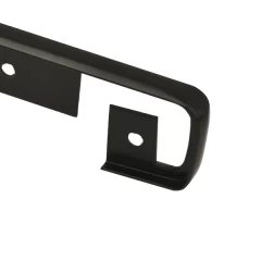 Планка д/столешниц Союз&quot; 28мм R3  600мм щелевая черная&quot;