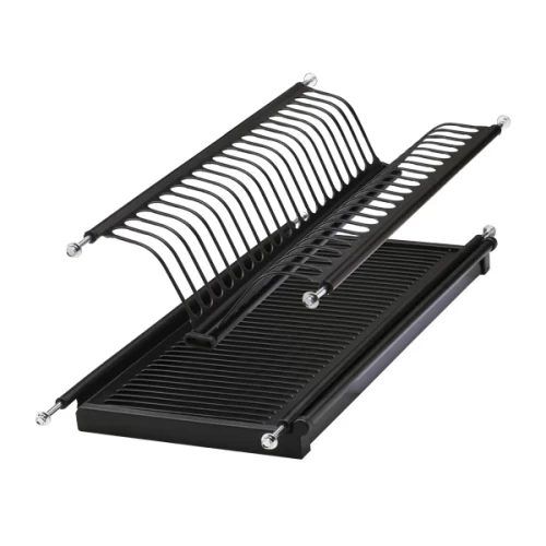 Посудосушитель 800 мм 765х280х65мм, нержавеющая сталь черный (комплект)