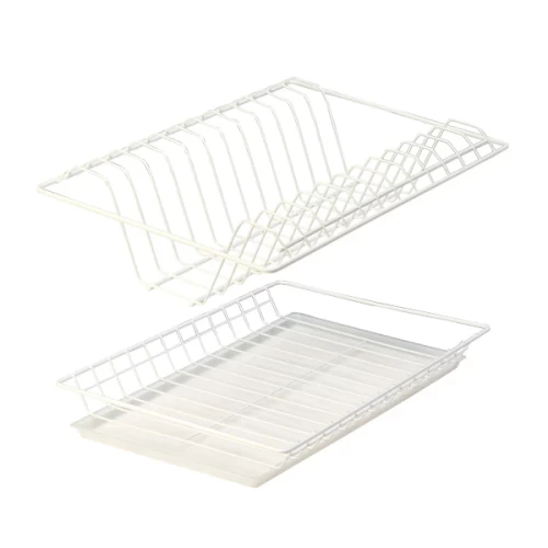 (400мм) Комплект посудосуш. (белый) с поддоном 365х256