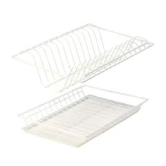 (400мм) Комплект посудосуш. (белый) с поддоном 365х256