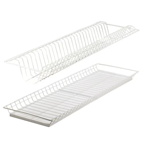 (700мм) Комплект посудосуш. (белый) с поддоном на 650мм (665х256)1