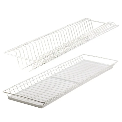 (700мм) Комплект посудосуш. (белый) с поддоном на 650мм (665х256)1