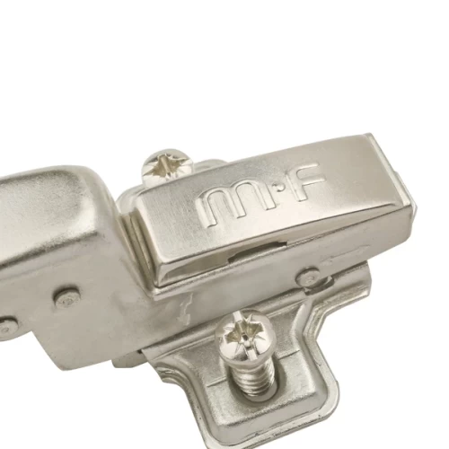 Петля MF Primavera, Clip-on накладная с доводчиком, мягкий ход. Площадка с евровинтом.