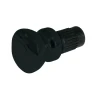 Заглушка для рейлинга Ретро", мат черный"