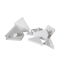 Комплект заглушек для плинтуса, Белый  ( к арт 15522,11600 )  -  (1)