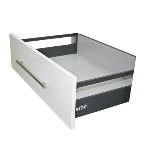 Комплект ящика Tango Box 350мм с рейлингом унивесальной высоты графит DSI.350