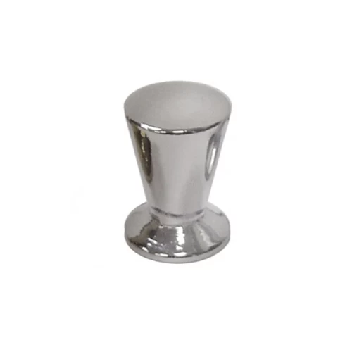 Ручка-кнопка  H33, хром d=17 мм