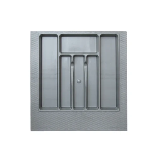 Лоток для столовых приборов в базу 500-550мм (470х490х45мм), металлик