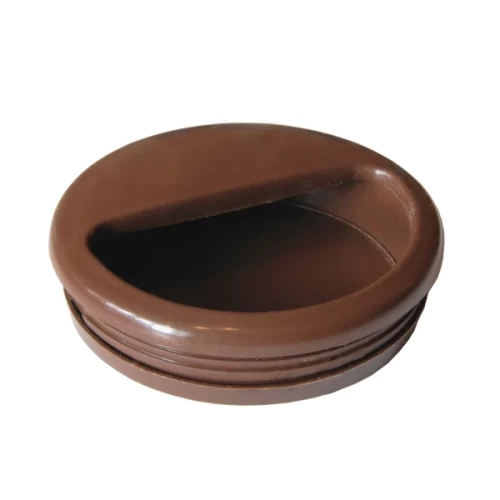 Ручка врезная Д=50 коричневая